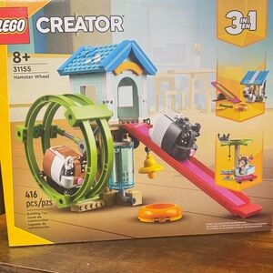 LEGO Creator 3-in-1 Hamster Wheel Set - Green, Blue, and Red